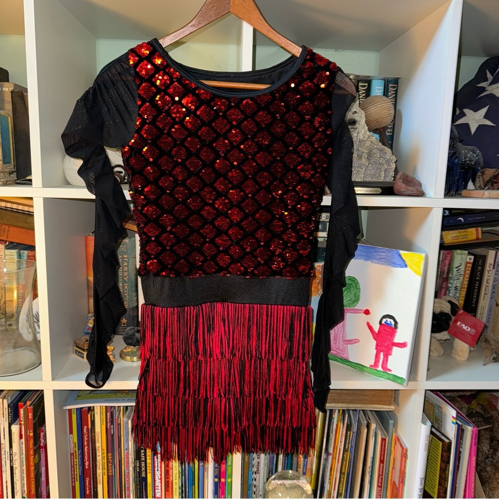 Sequin and fringe dance 💃 costume Roaring 20a “flapper” style adult